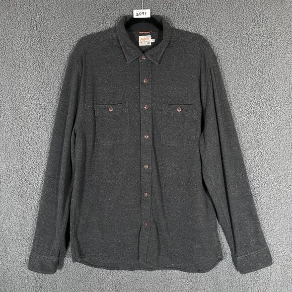 Faherty Knit Alpine Flannel Organic Cotton Long Sleeve Shirt - Men's Size XL - Picture 1 of 9